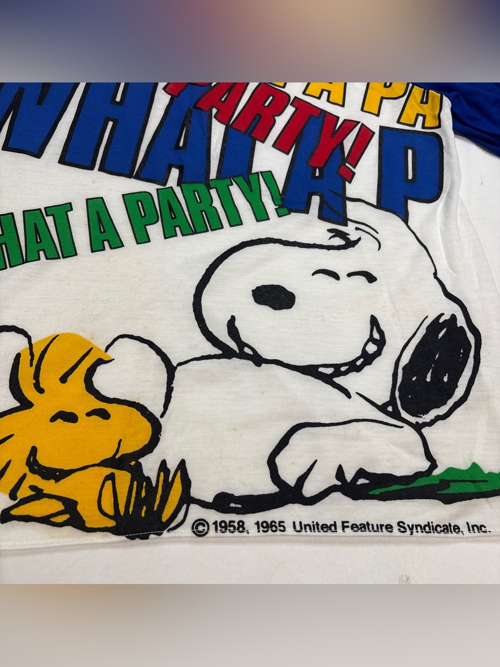 Vintage Snoopy Woodstock Peanuts sleep shirt Tracy Anne - Picture 3 of 8
